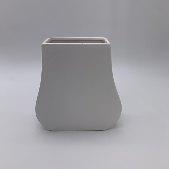 Vintage Christmas FTD Faithful Blessings Bust Shape 7” Vase With Silver Cross - Picture 3 of 12